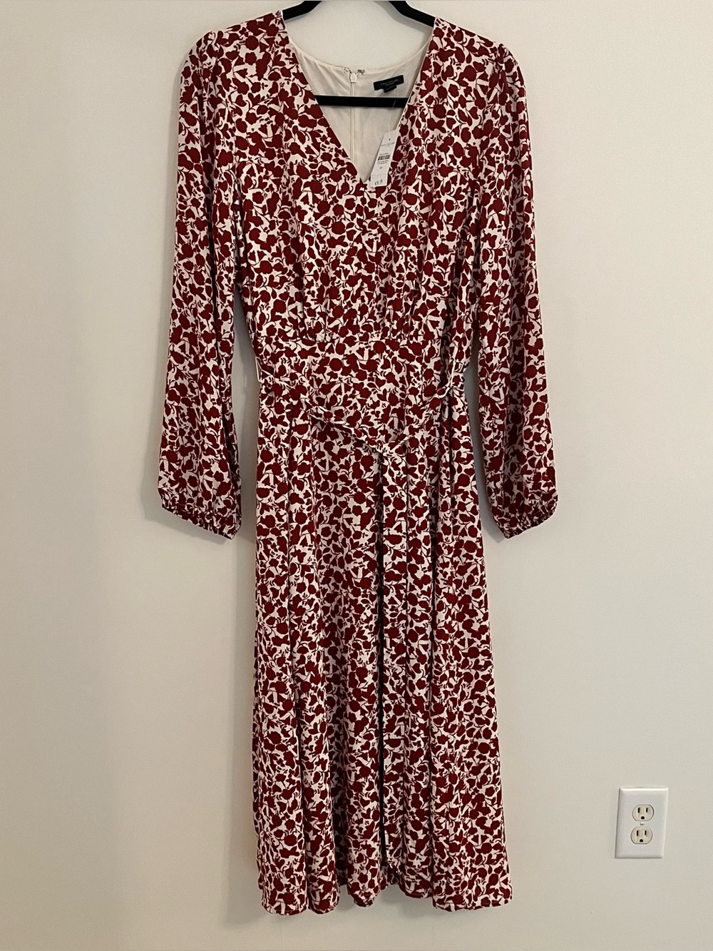 NWT Ann Taylor factory long sleeve midi dress fit and flare